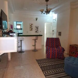Appartement meublé à louer – Cité Mixta, Dakar (2 chambres + salon climatisé)