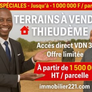 Terrain Thieudème à vendre : Investissez sur l'axe Thiès-Dakar