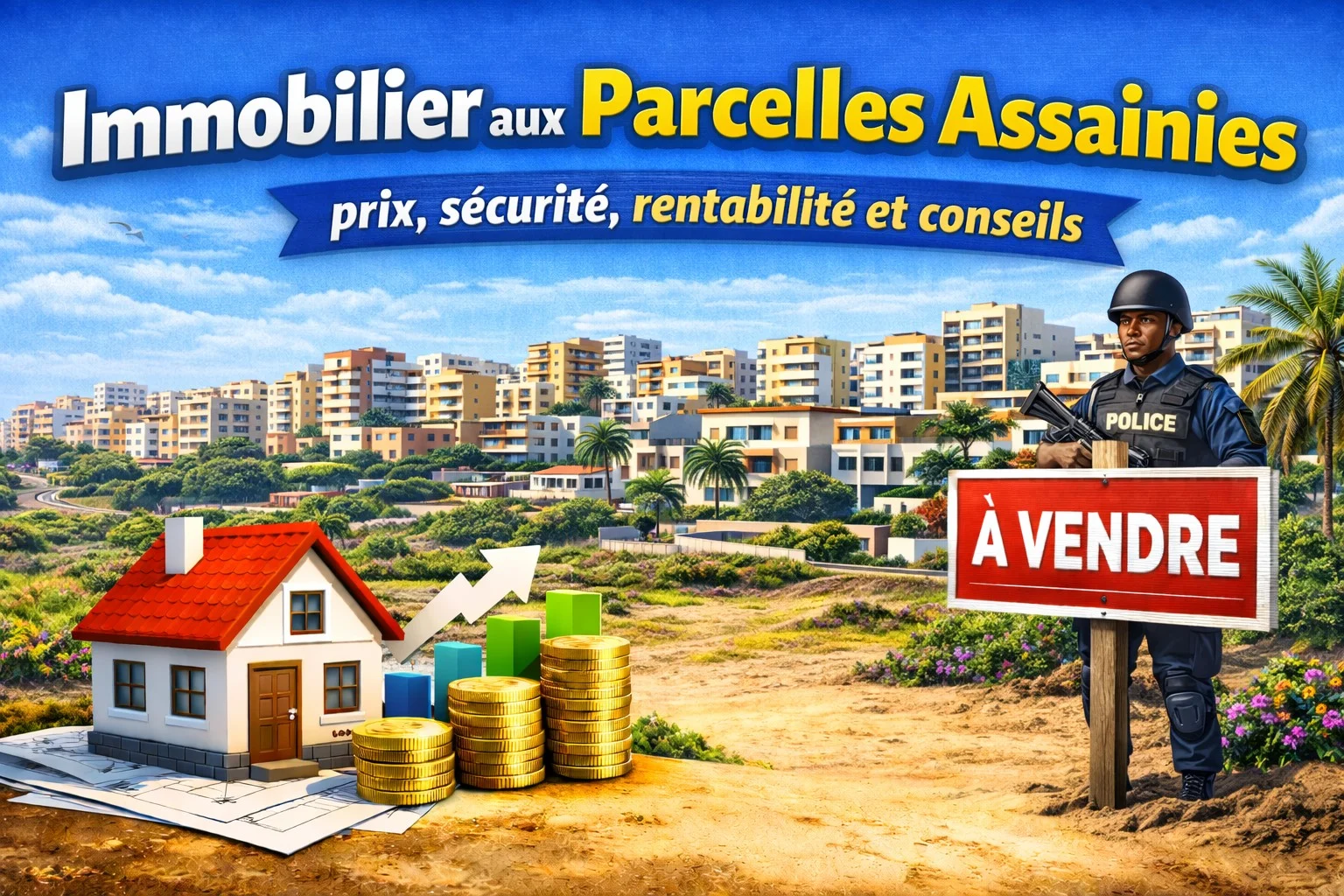 Immobilier aux Parcelles Assainies : prix, sécurité, rentabilité et conseils