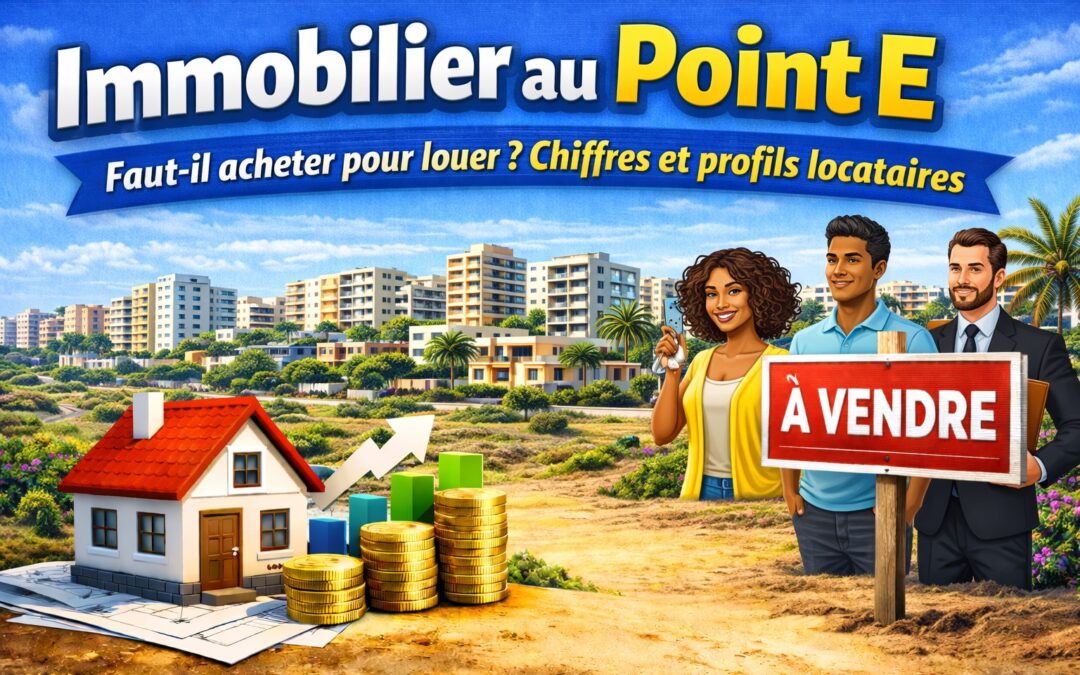 Immobilier au Point E : faut-il acheter pour louer ? Chiffres et profils locataires