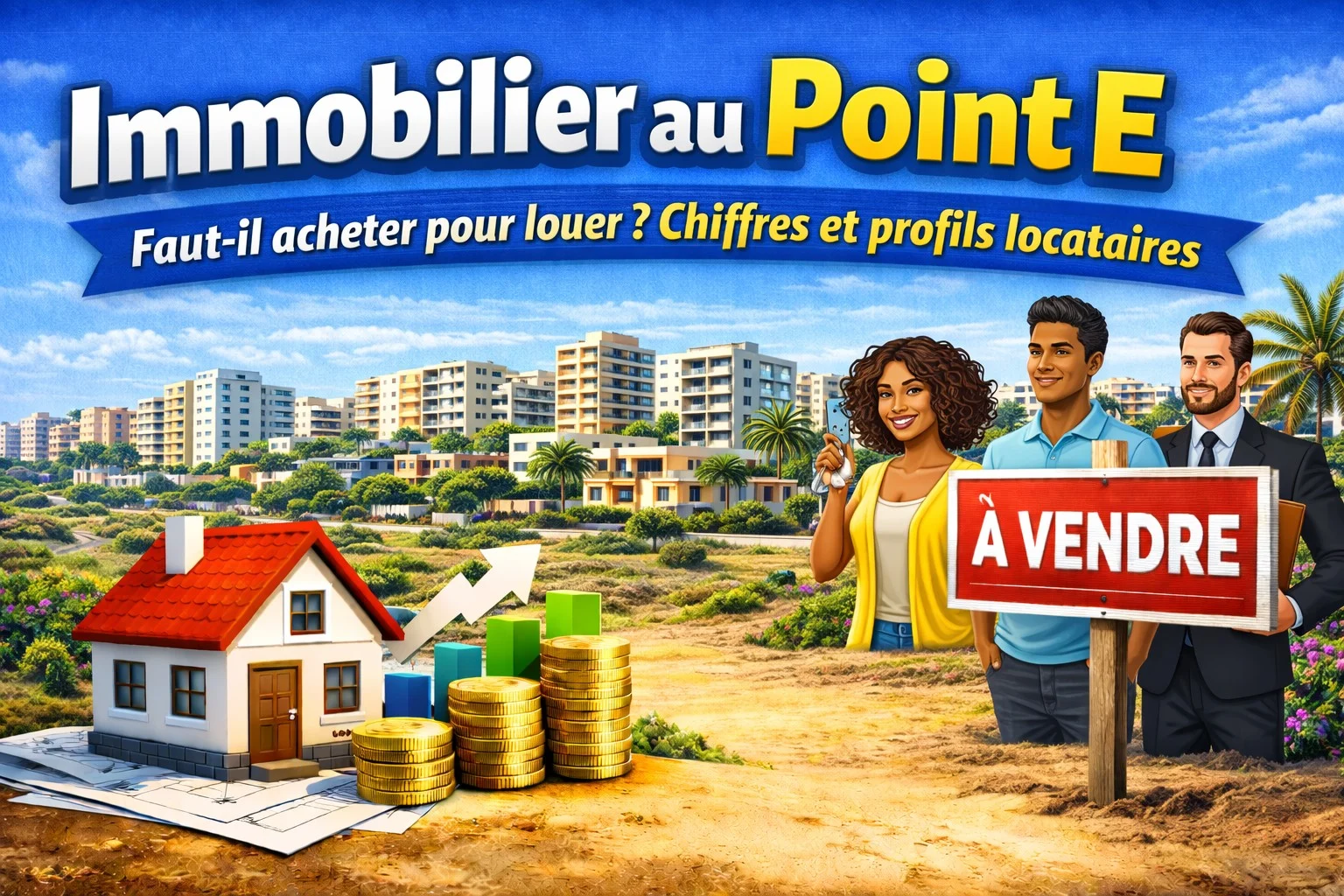 Immobilier au Point E : faut-il acheter pour louer ? Chiffres et profils locataires