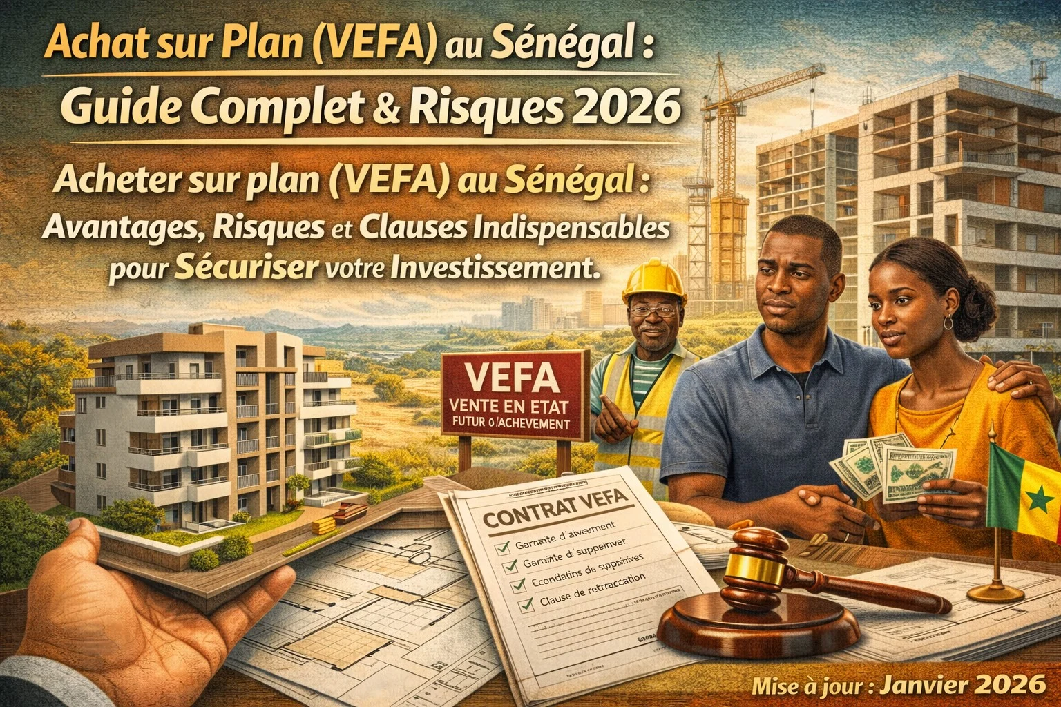 Achat sur Plan (VEFA) au Sénégal : Guide Complet & Risques 2026.