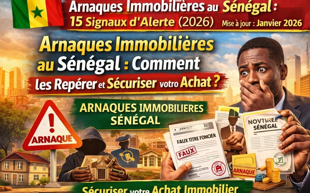 Arnaques Immobilières au Sénégal : 15 Signaux d’Alerte (2026)