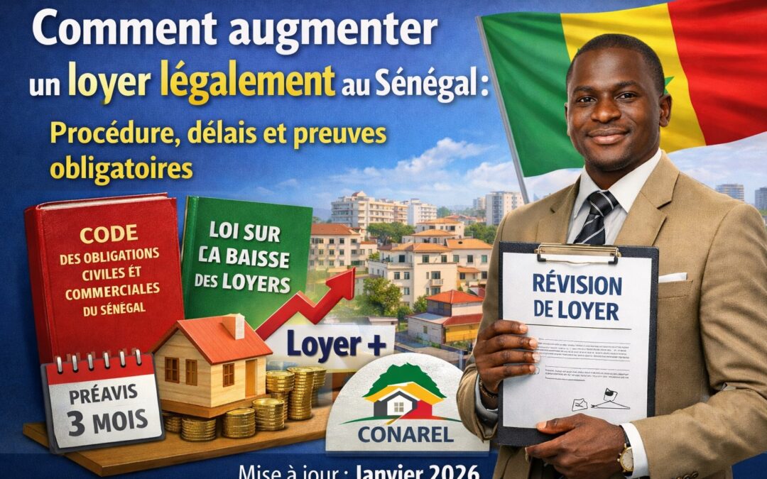 Augmenter un loyer au Sénégal : Procédure, Lois et Preuves.