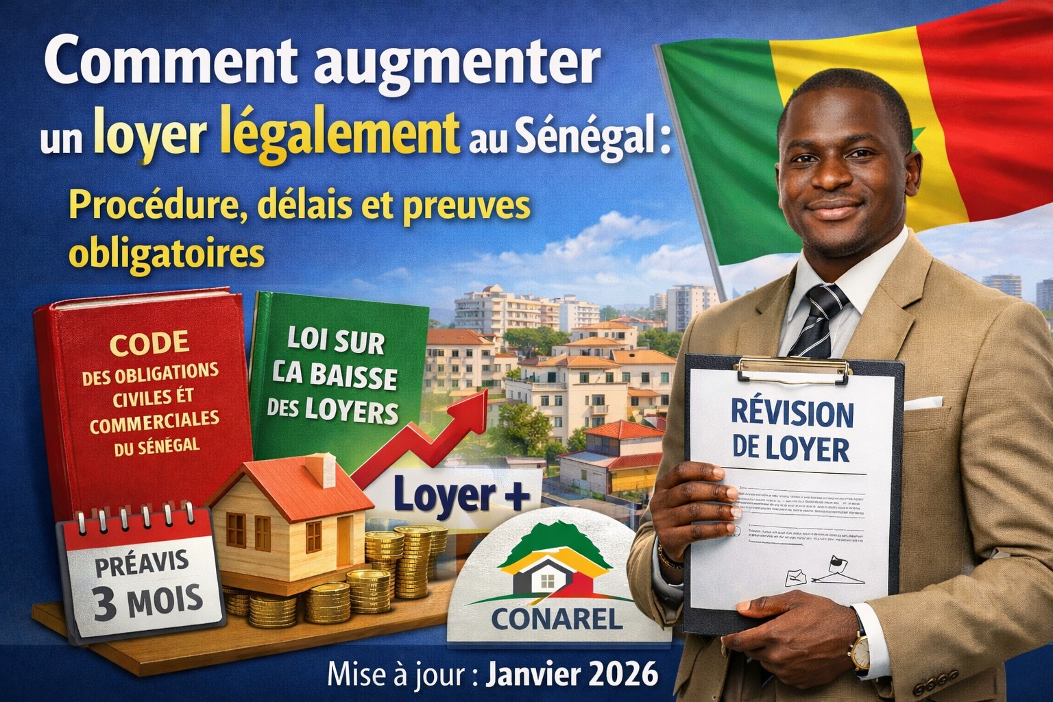 Augmenter un loyer au Sénégal : Procédure, Lois et Preuves.