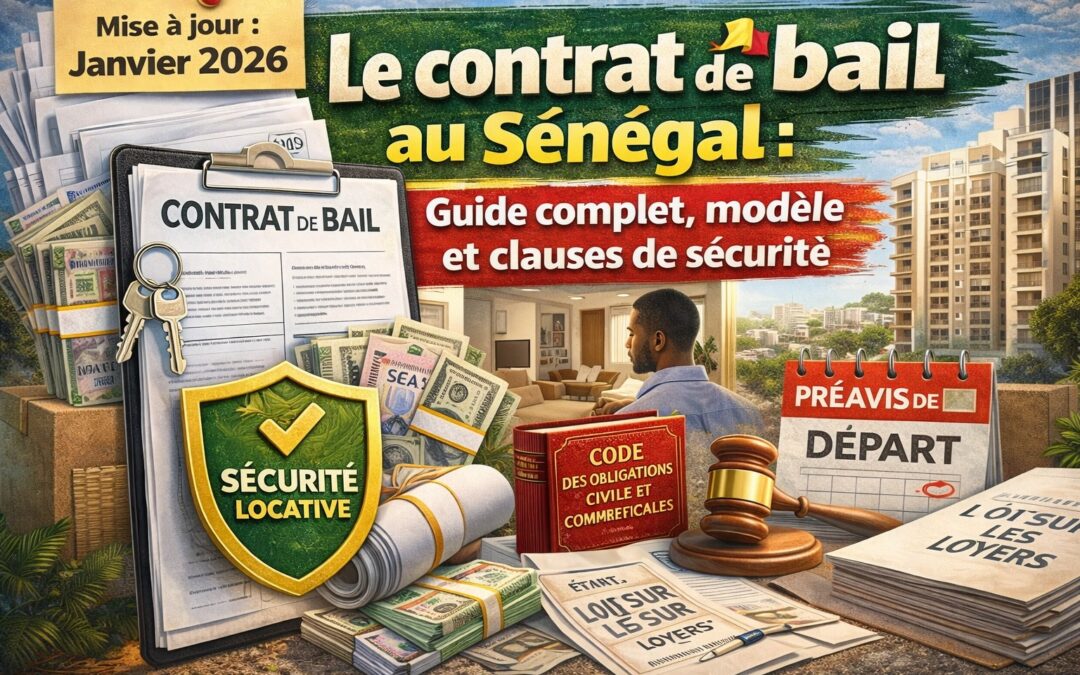 Le contrat de bail au Sénégal : Guide complet, modèle et clauses de sécurité