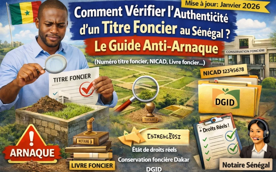Vérifier un Titre Foncier au Sénégal : Guide Complet et Étapes (2026)
