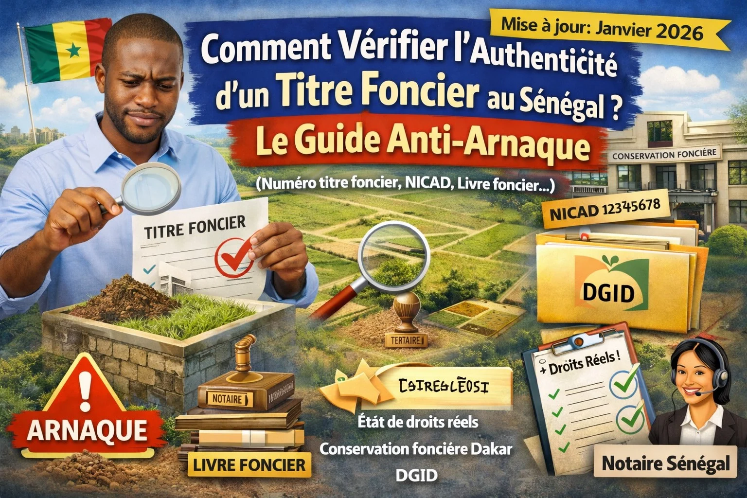Vérifier un Titre Foncier au Sénégal : Guide Complet et Étapes (2026)