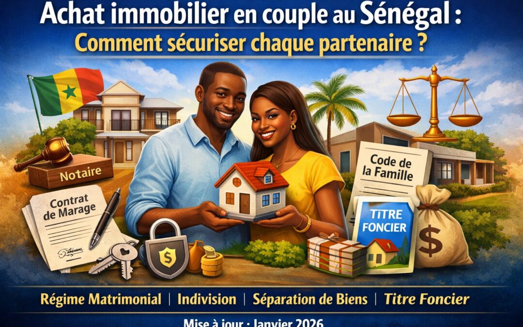 Achat immobilier en couple au Sénégal : Comment sécuriser chaque partenaire ?