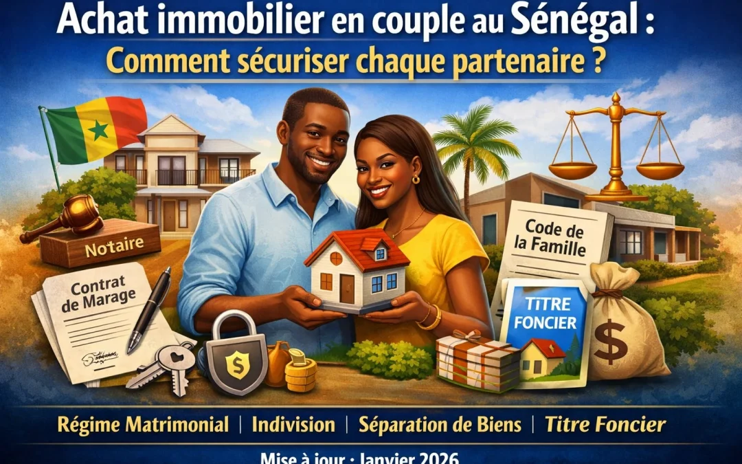 Achat immobilier en couple au Sénégal : Comment sécuriser chaque partenaire ?