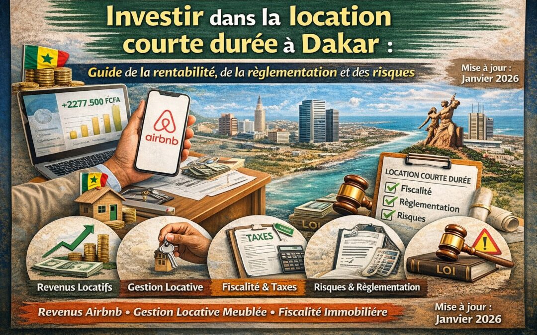 Investir dans la location courte durée à Dakar : Guide de la rentabilité, de la règlementation et des risques.