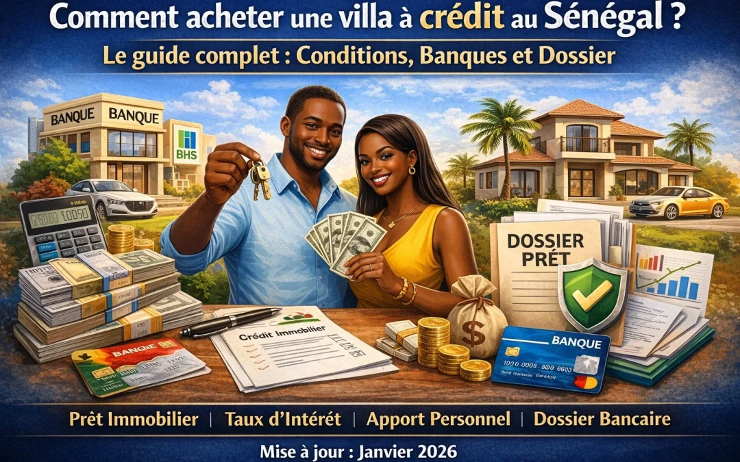Comment acheter une villa à crédit au Sénégal ? Le guide complet : Conditions, Banques et Dossier