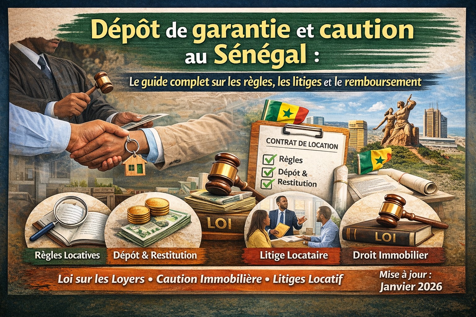 Dépôt de garantie au Sénégal : Règles, litiges et remboursement. Le guide complet