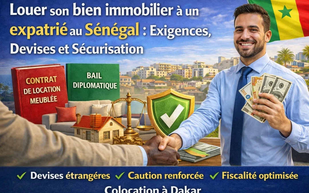 Louer son bien immobilier à un expatrié au Sénégal : Exigences, Devises et Sécurisation.