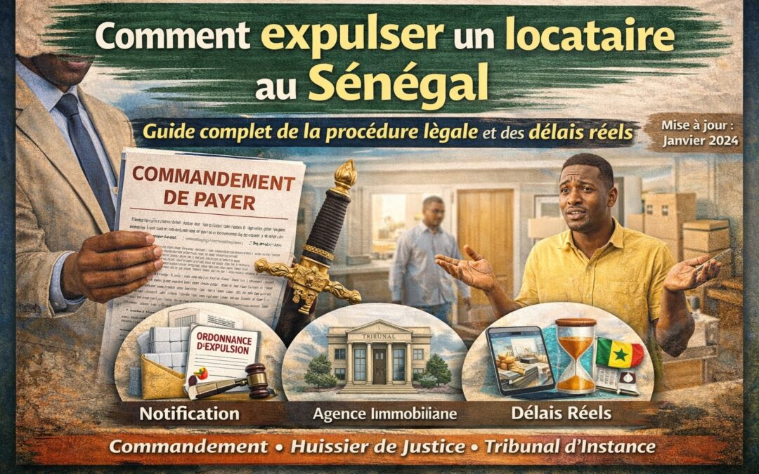 Comment expulser un locataire au Sénégal : Guide complet de la procédure légale et des délais réels.