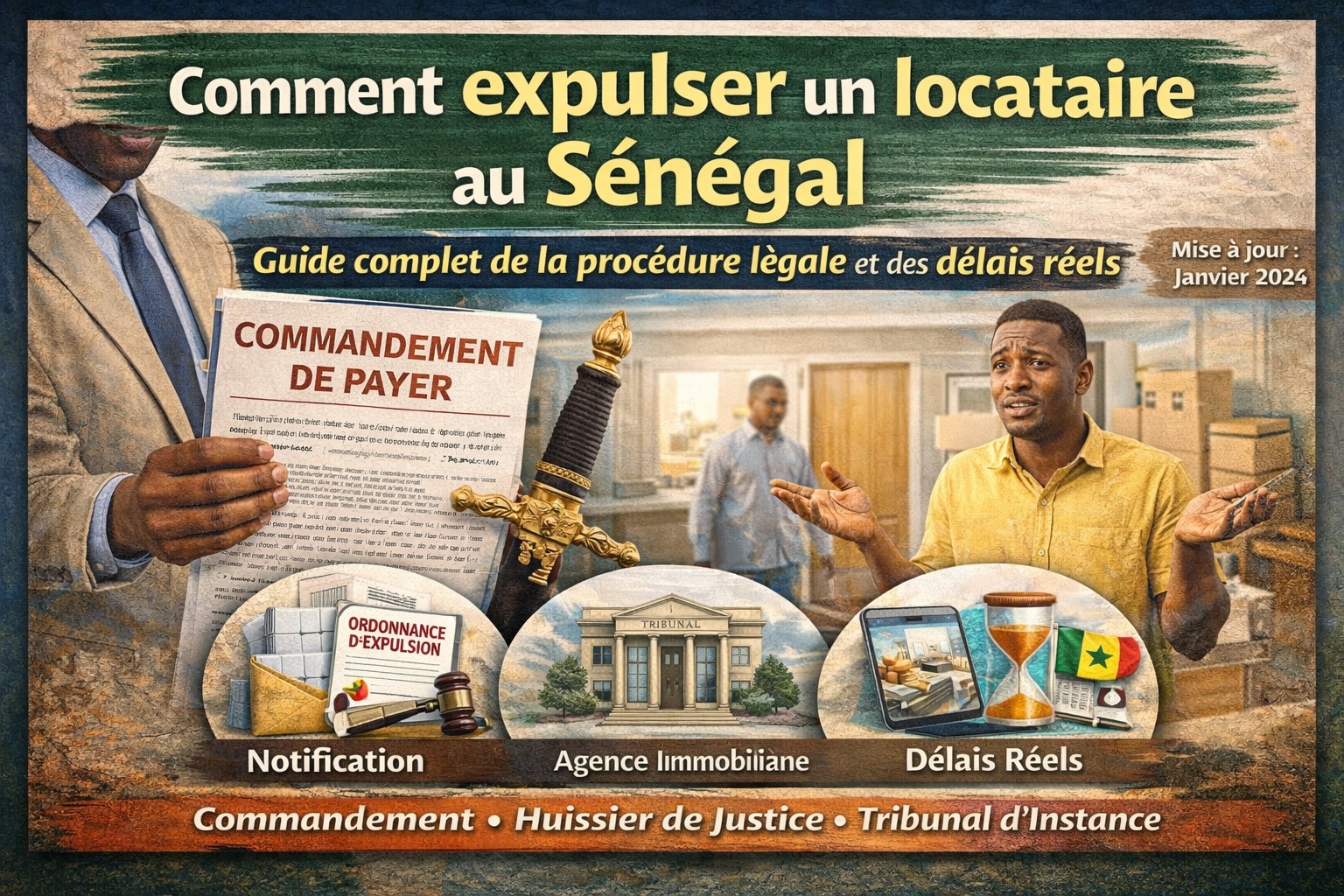 Comment expulser un locataire au Sénégal : Guide complet de la procédure légale et des délais réels.