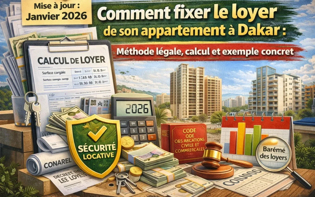 Comment fixer le loyer de son appartement à Dakar : Méthode légale, calcul et exemple concret