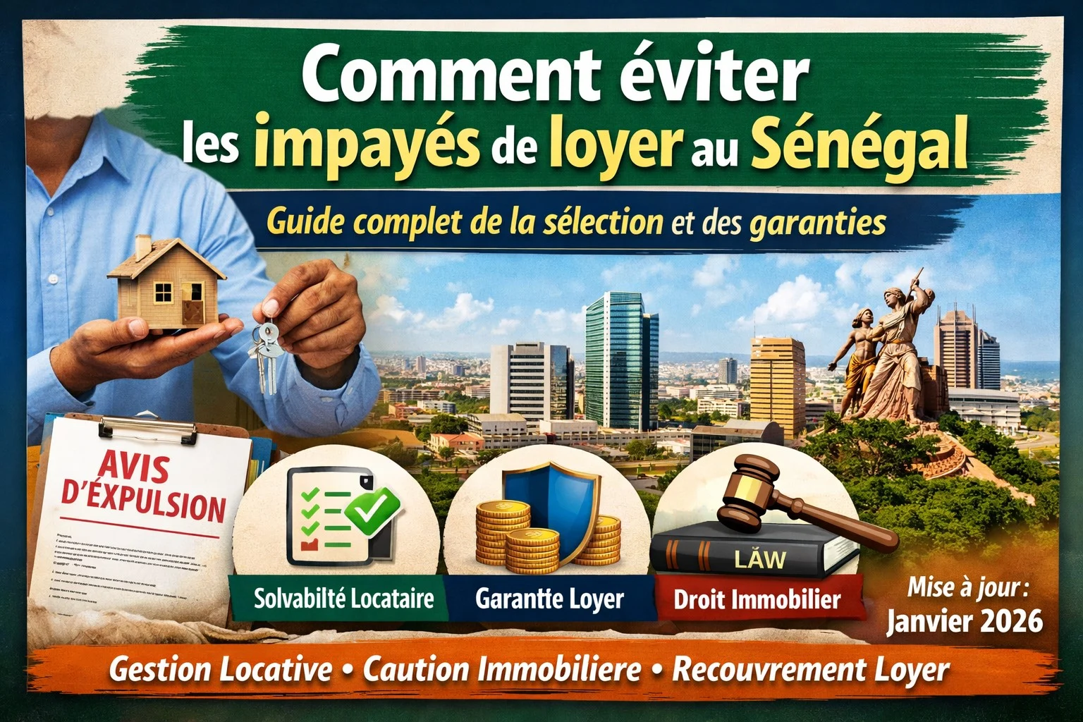 Éviter les impayés de loyer au Sénégal : Sélection et garanties.