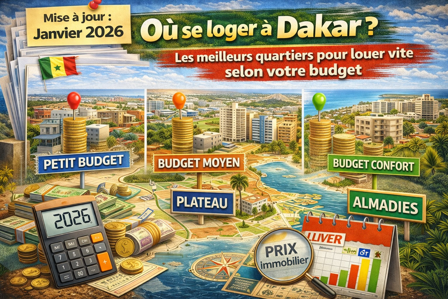 Où se loger à Dakar ? Les meilleurs quartiers pour louer vite selon votre budget