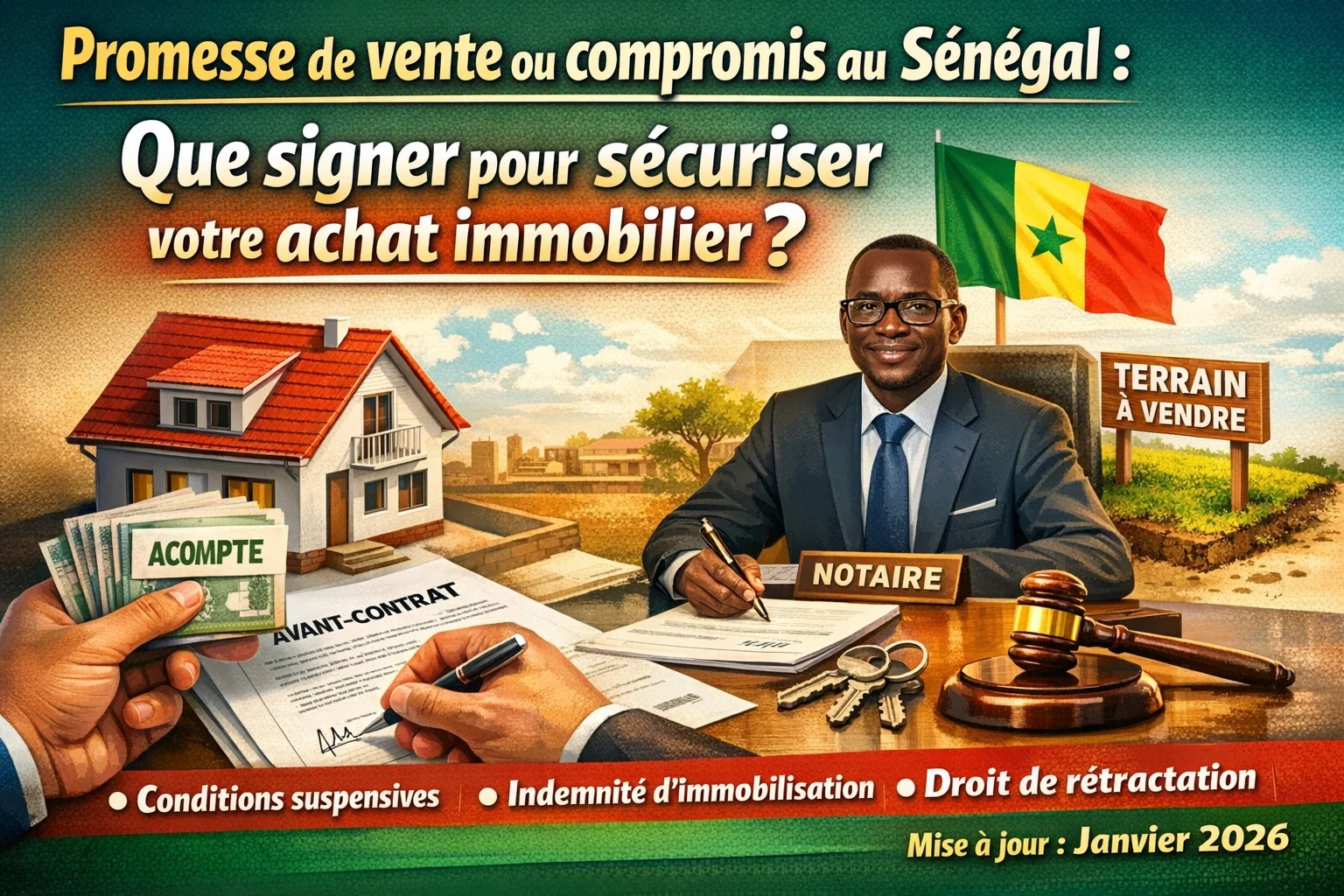 Promesse de Vente ou Compromis au Sénégal : Le Guide 2026