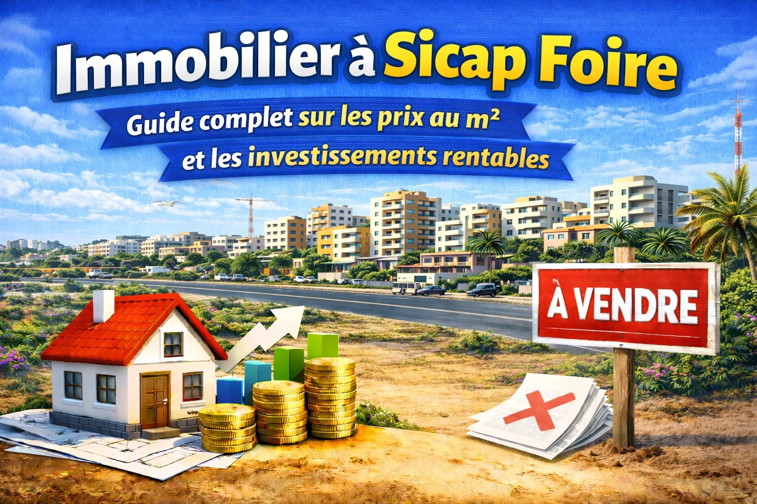 Immobilier à Sicap Foire : Guide complet sur les prix au m² et les investissements rentables