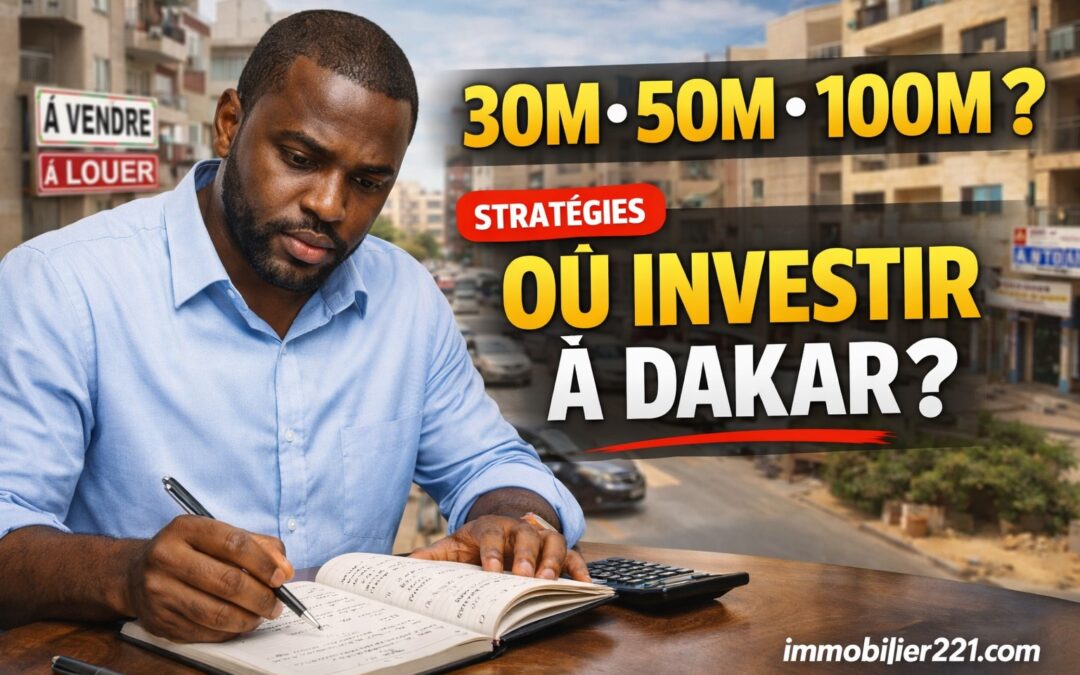 Où investir 30M, 50M ou 100M FCFA à Dakar : Stratégies et opportunités
