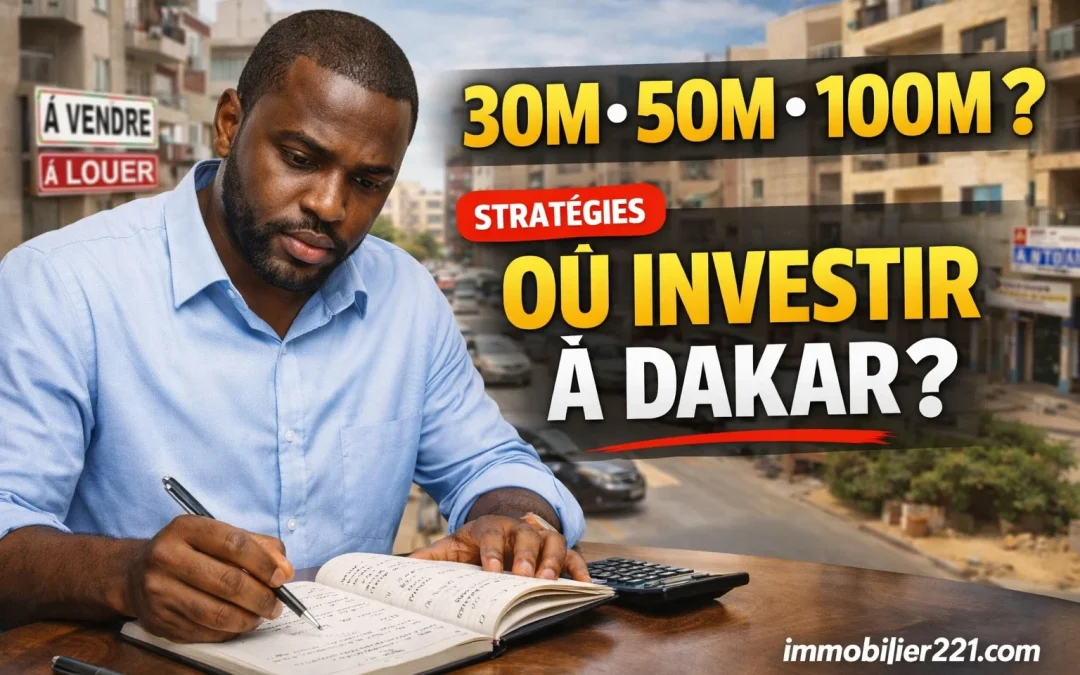 Où investir 30M, 50M ou 100M FCFA à Dakar : Stratégies et opportunités