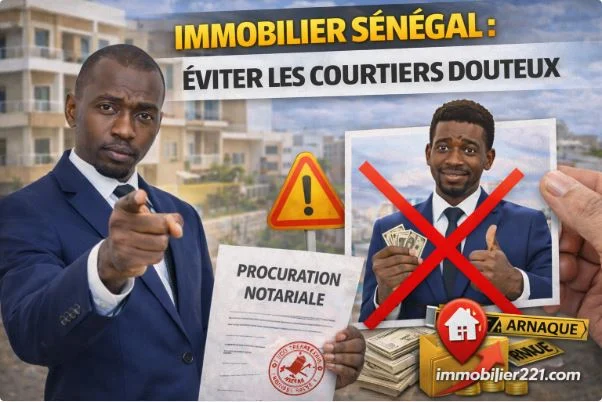 Immobilier Sénégal : Éviter les courtiers douteux