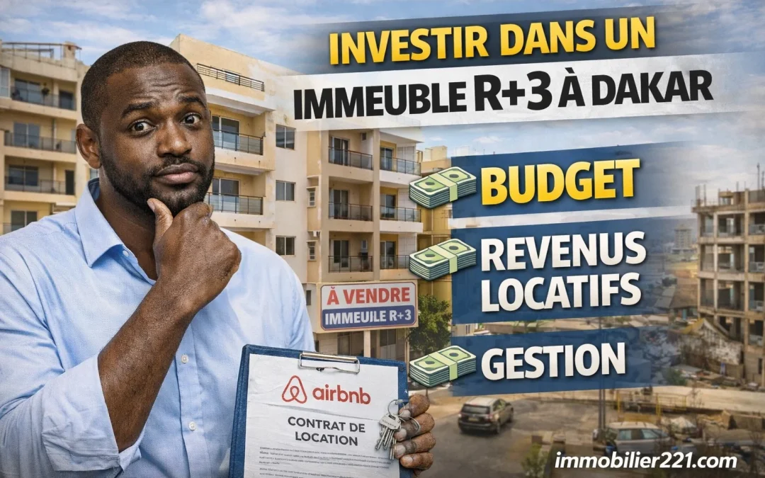Investir dans un immeuble R+3 à Dakar : Budget, revenus locatifs et gestion