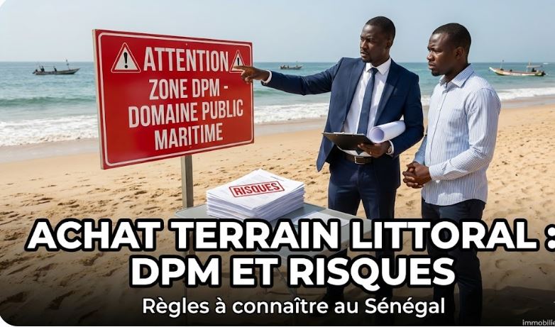 Achat Terrain Littoral Sénégal : DPM, Risques & Règles