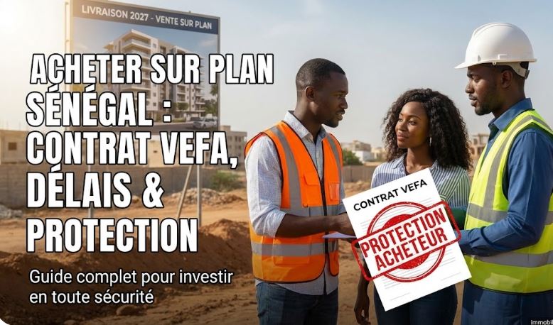 Acheter sur plan au Sénégal : Contrat VEFA, Délais & Protection