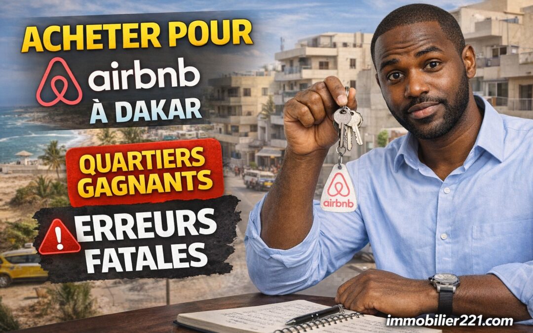 Acheter pour faire du Airbnb à Dakar : les quartiers gagnants et les erreurs fatales