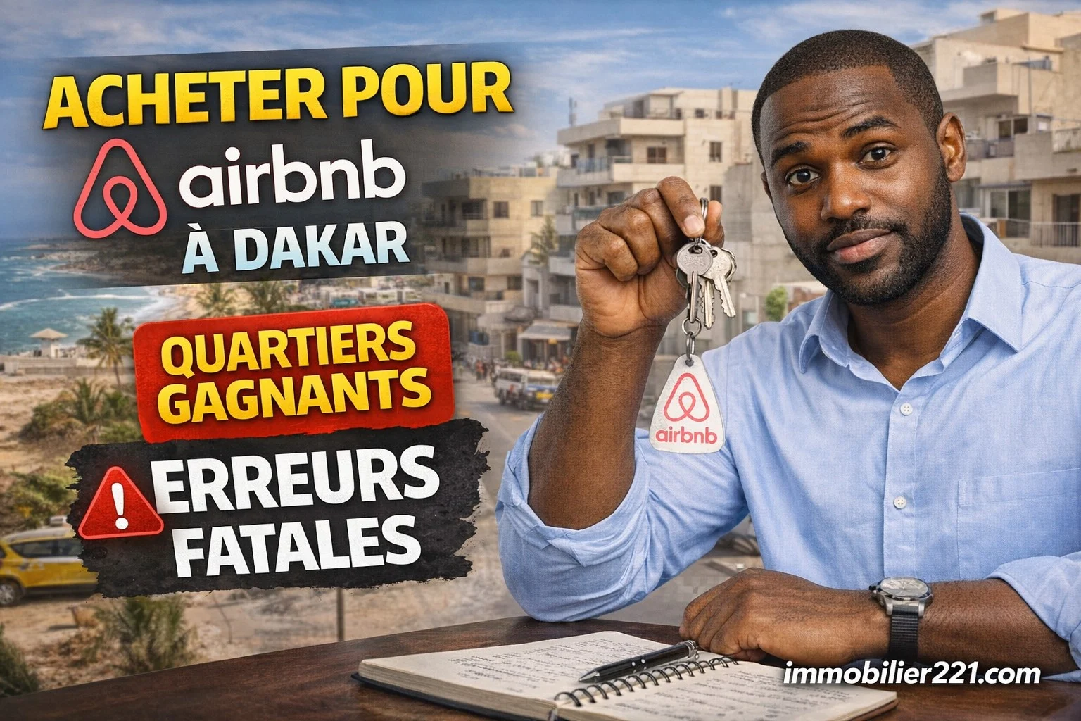 Acheter pour faire du Airbnb à Dakar : les quartiers gagnants et les erreurs fatales