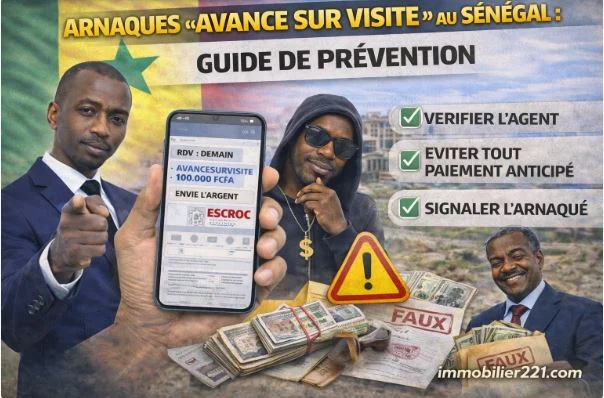 Arnaques “avance sur visite” au Sénégal : Guide de prévention
