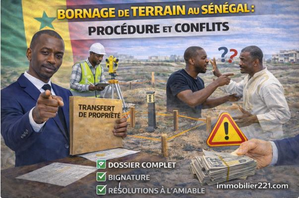 Bornage de terrain au Sénégal : Procédure et Conflits