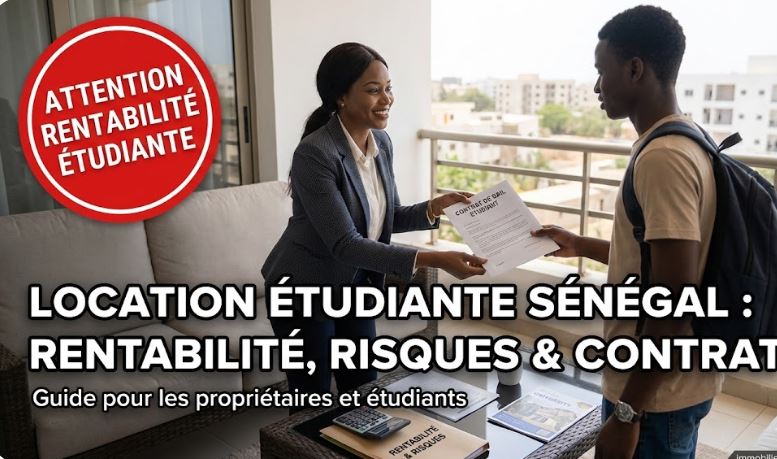 Location Étudiante Sénégal : Rentabilité, Risques & Contrat