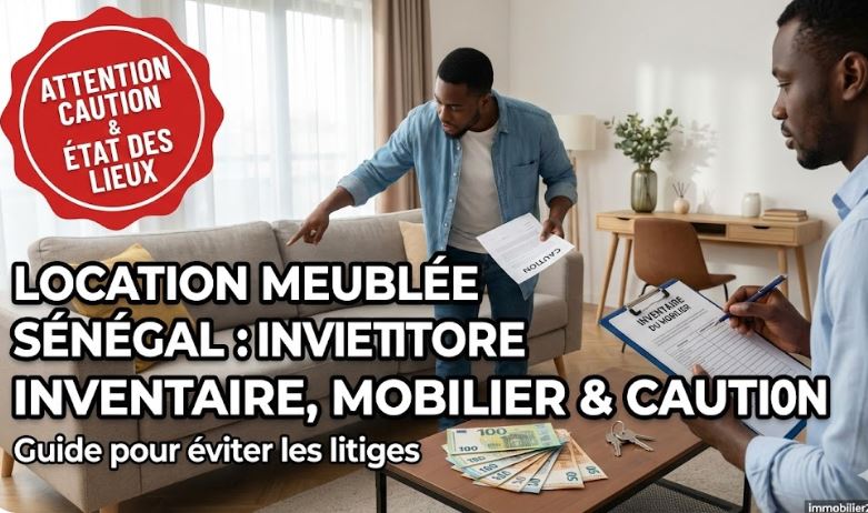 Location Meublée Sénégal : Inventaire, Mobilier & Caution