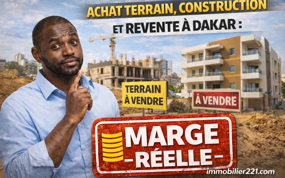 Achat terrain, construction et revente à Dakar : marge réelle