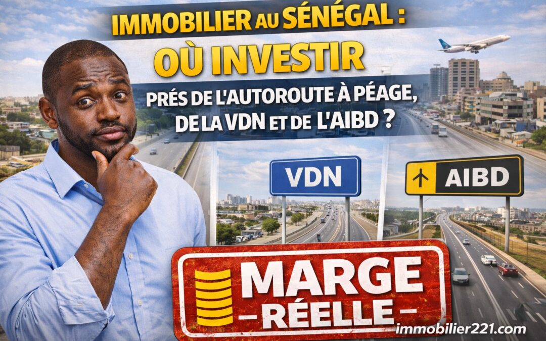 Immobilier au Sénégal : Où investir près de l&rsquo;autoroute à péage, de la VDN et de l&rsquo;AIBD ?
