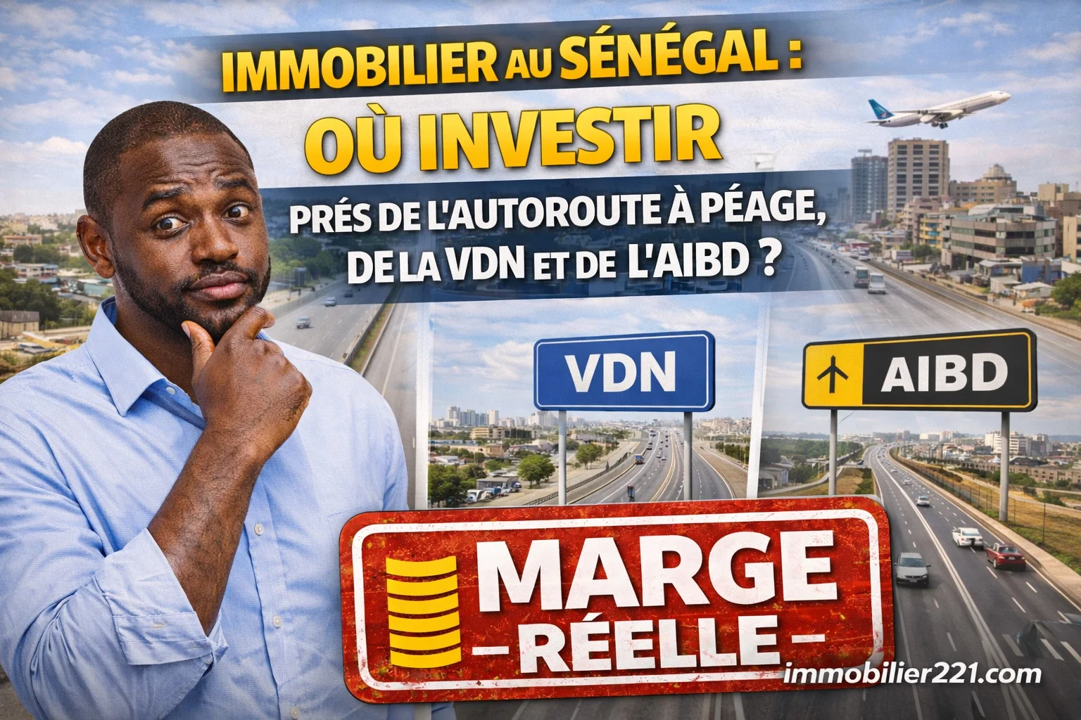 Immobilier au Sénégal : Où investir près de l’autoroute à péage, de la VDN et de l’AIBD ?