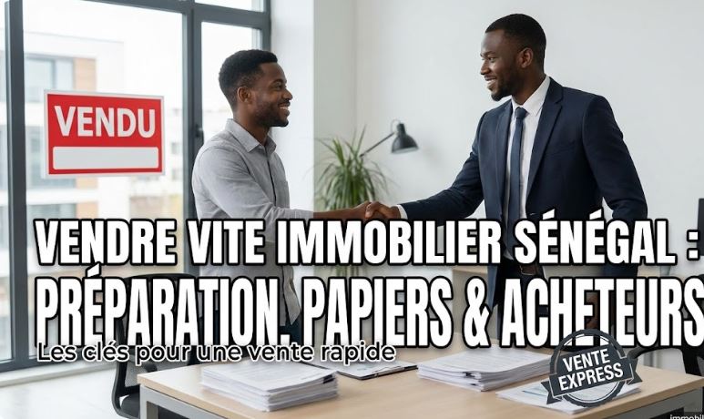 Vendre Vite Immobilier Sénégal : Préparation, Papiers & Acheteurs