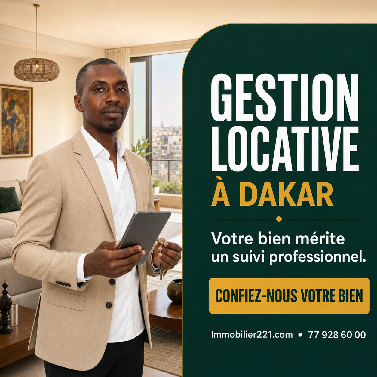 Gestion locative d’appartement à Dakar