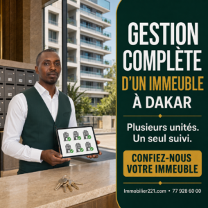 Gestion locative complète d’un immeuble à Dakar