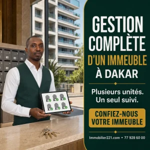Gestion locative complète d’un immeuble à Dakar