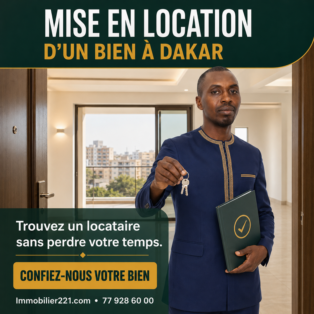 Mise en location de votre bien à Dakar | Immobilier221