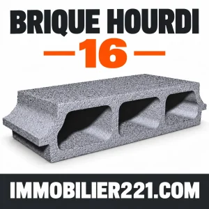 Brique hourdis 16 au Sénégal – Hourdis de 16 pour plancher