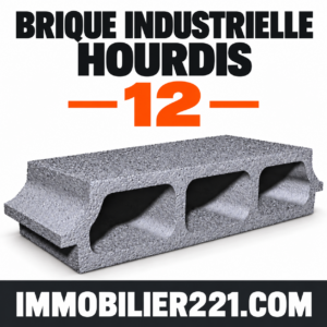 Brique industrielle hourdies 12 au Sénégal | Devis & Livraison Chantier