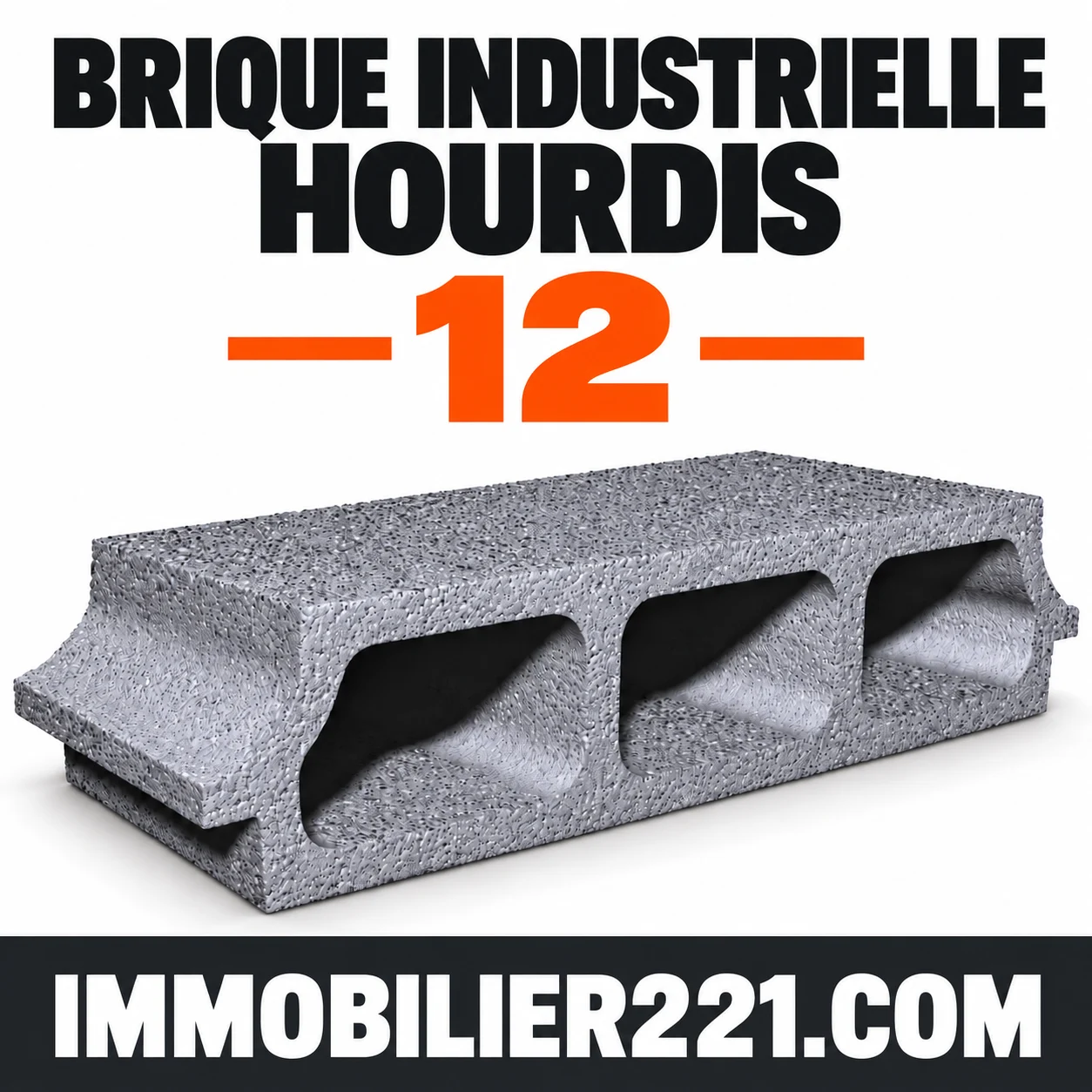 Brique industrielle hourdies 12 au Sénégal | Devis & Livraison Chantier