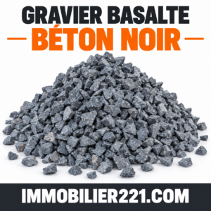 Gravier Basalte Béton Noir au Sénégal | Camions 4m³, 8m³, 16m³, 20m³