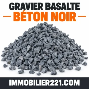 Gravier Basalte Béton Noir au Sénégal | Camions 4m³, 8m³, 16m³, 20m³